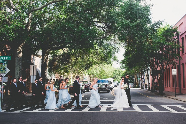 bridal party downtown charleston