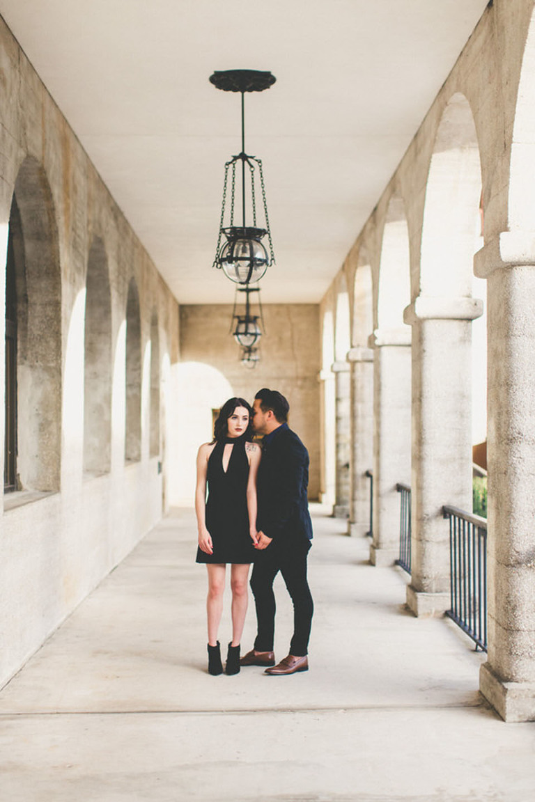 Couple Engagement Session St. Augustine Florida Downtown