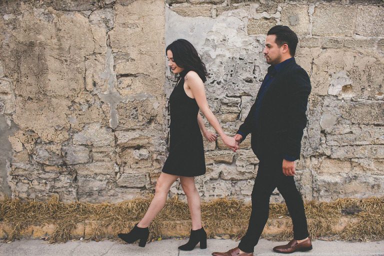 Couple Engagement Session St. Augustine Florida Downtown