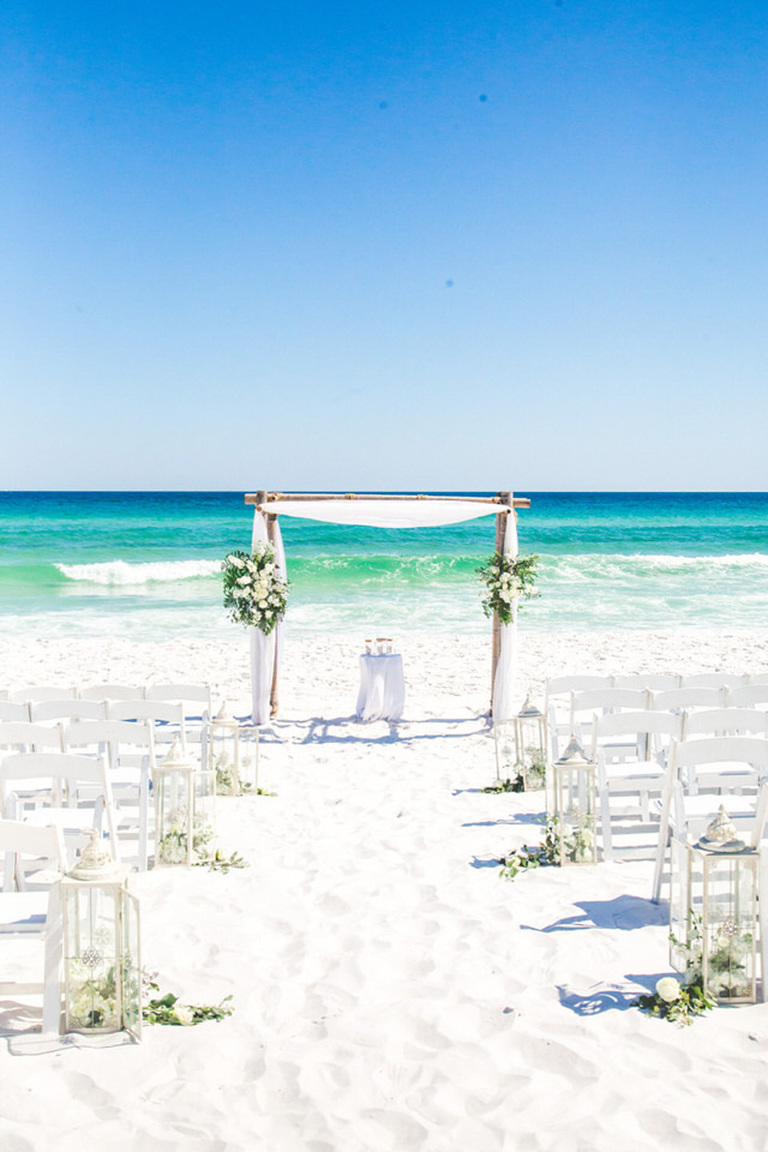 Beach Wedding In Destin Florida