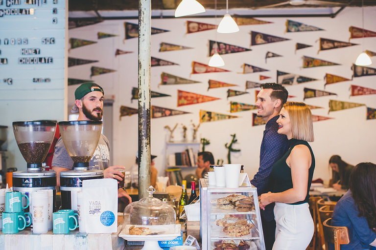 Vagabond Coffee Engagement Session