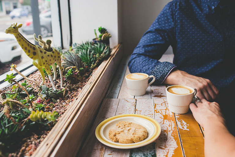 Vagabond Coffee Engagement Session