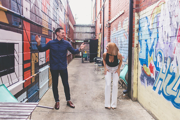 Downtown Jacksonville Florida Engagement Session 