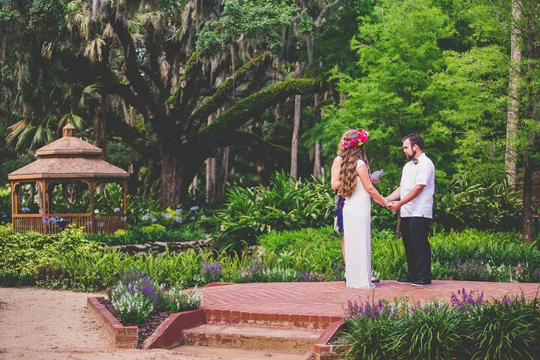 Washington Oaks Gardens Wedding Palm Coast Florida