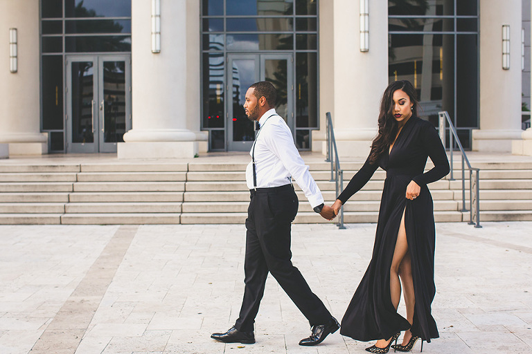 Downtown Jacksonville Florida Engagement Session