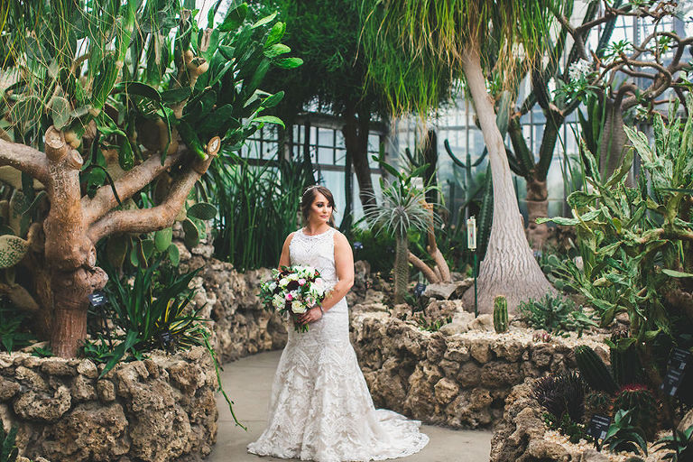 Belle Isle Conservatory Wedding in Detroit Michigan