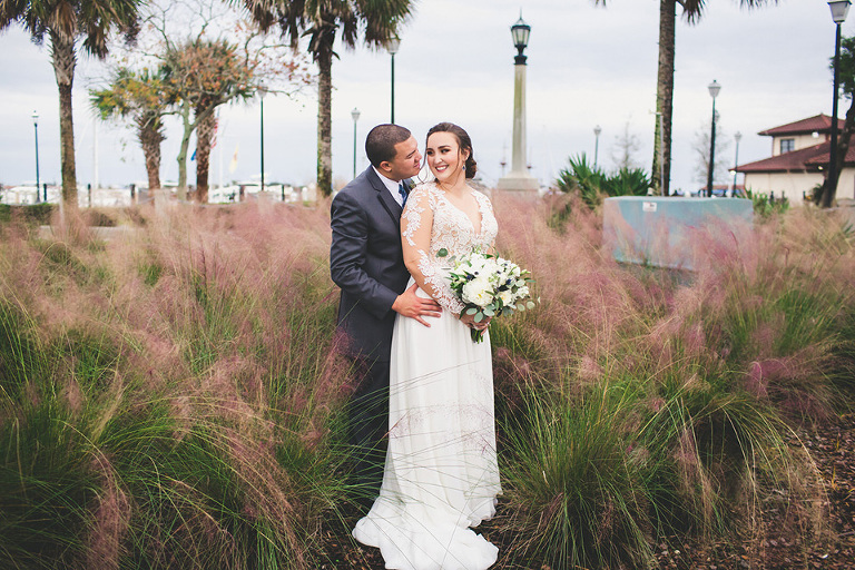 Paige & Sway's White Room Wedding in St. Augustine, Florida