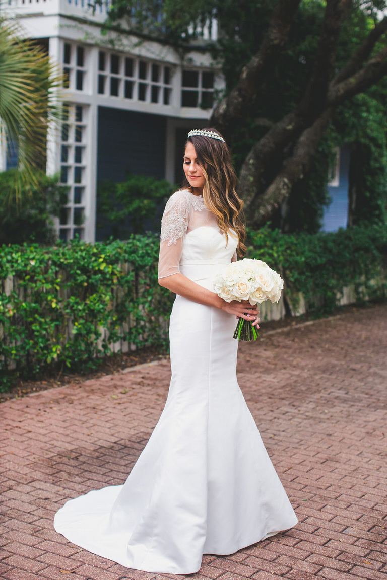 Gracie & Michael's Winter Wedding in Downtown Seaside, Florida