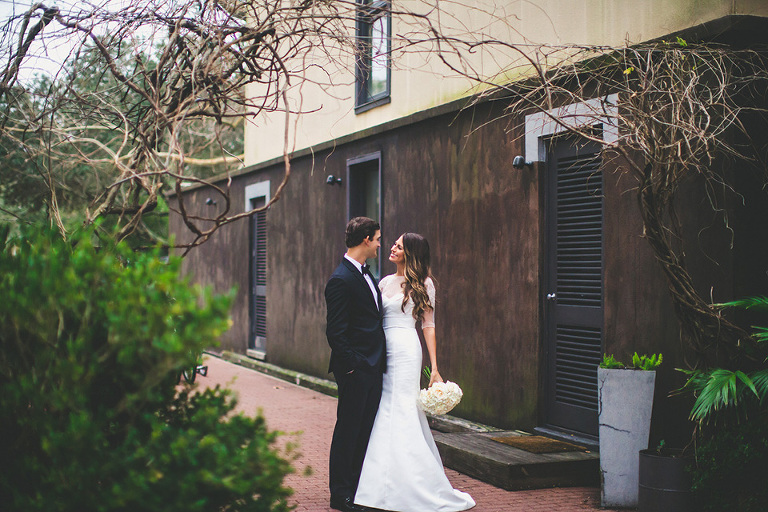 Gracie & Michael's Winter Wedding in Downtown Seaside, Florida