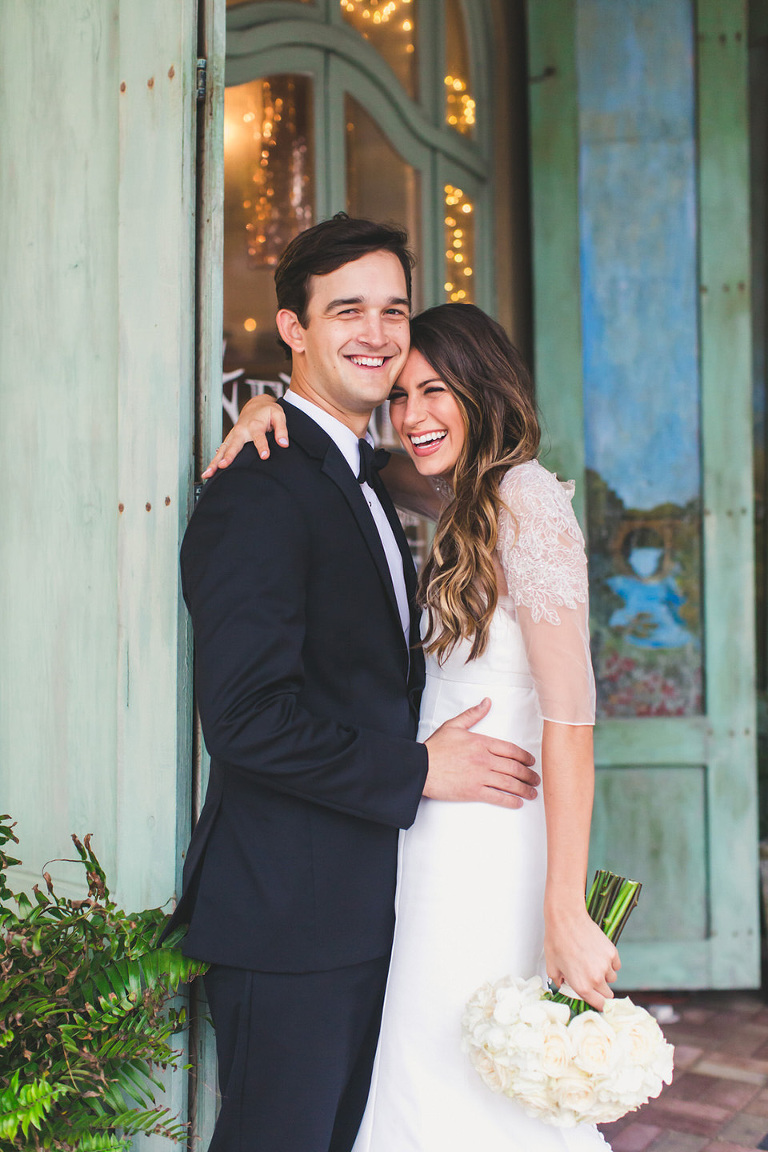 Gracie & Michael's Winter Wedding in Downtown Seaside, Florida