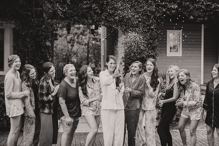 Gracie & Michael's Winter Wedding in Downtown Seaside, Florida