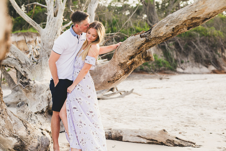 Talbot Island Engagement Session Driftwood Beach