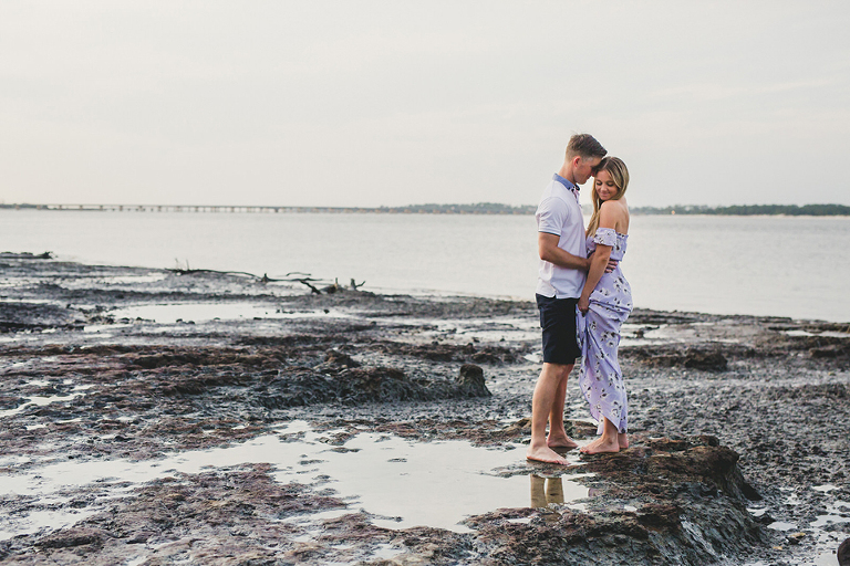 Talbot Island Engagement Session Driftwood Beach
