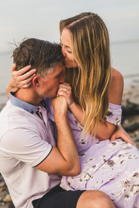 Talbot Island Engagement Session Driftwood Beach