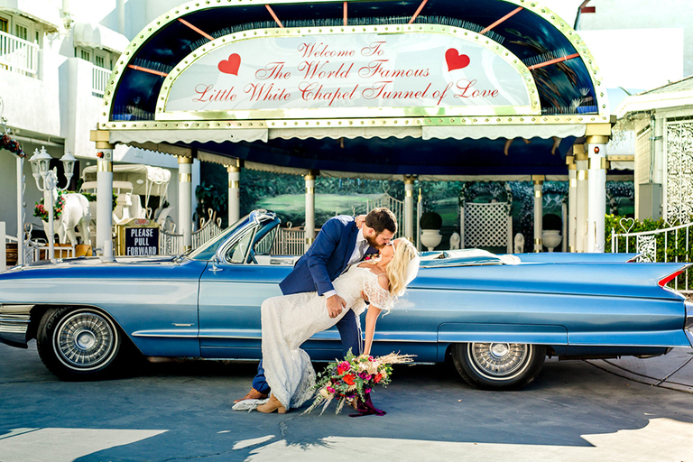 The Little White Chapel Drive Thru Wedding Las Vegas